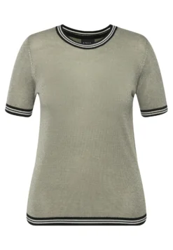 Ulla Popken Metallic-Effekt Streifen Rundhals HalbarmT-Shirt BasicGrau Melange Donna T-shirt E Top UP121D2FH-C11 -ESPRIT Vendite 046eeb7f816949428f029378d681d8e0 scaled