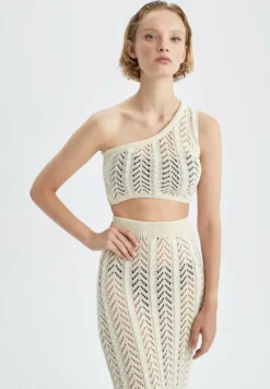 DeFacto Accessorio Da SpiaggiaEcru Donna Moda Mare DEZ81H00R-B11