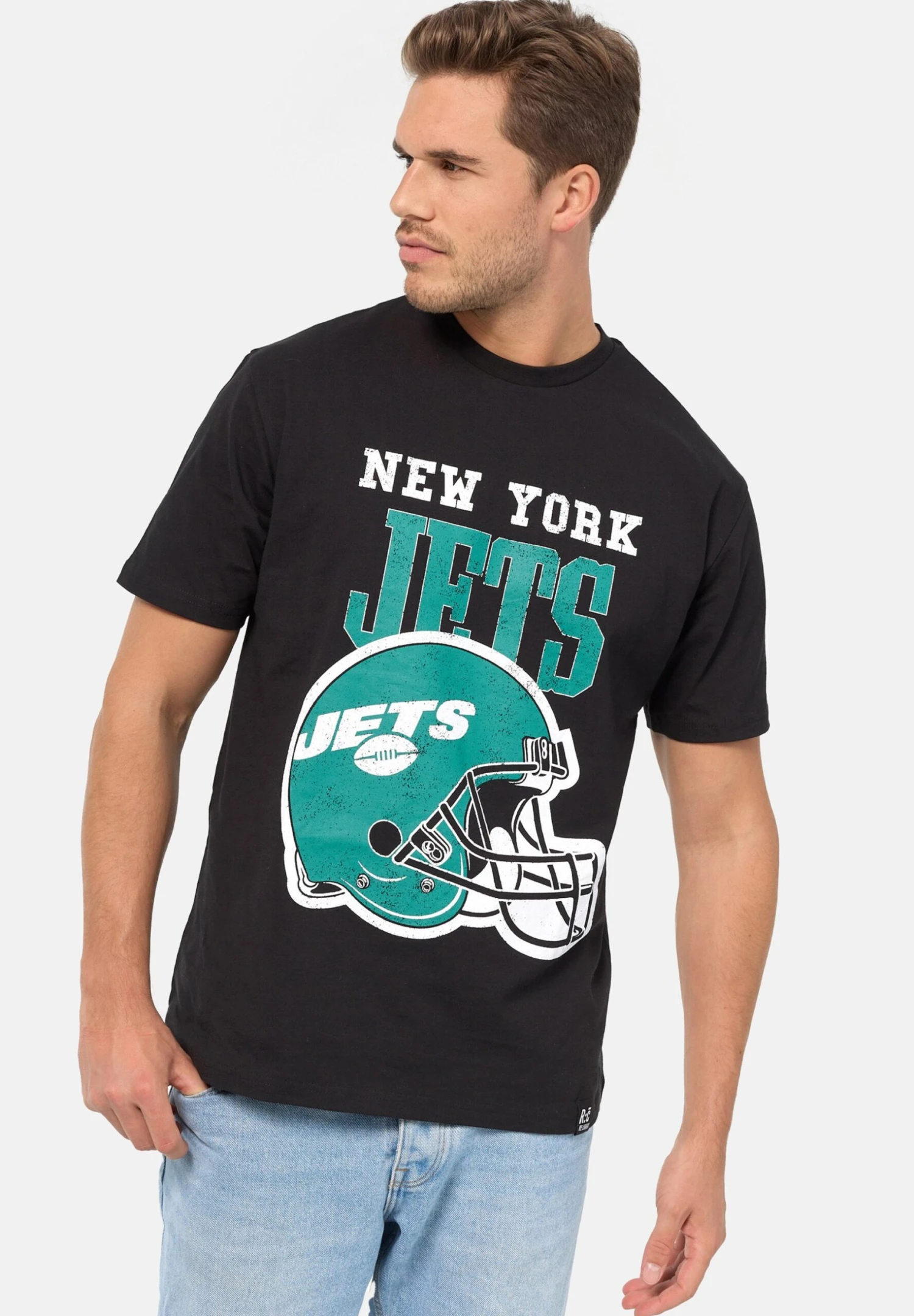 Nfl Jets HelmetT-Shirt Con StampaBlack Donna T-shirt E Top R0O210033-Q11 5 Nfl Jets HelmetT-Shirt Con StampaBlack Donna T-shirt E Top R0O210033-Q11 - immagine 5