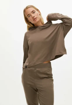 Röhnisch Soft CroppedFelpa Con CappuccioWood Donna Felpe R6341G018-O11