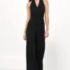 Bez PlecówTuta JumpsuitCzarny Donna Tute Jumpsuit 0NI21T00A-Q11
