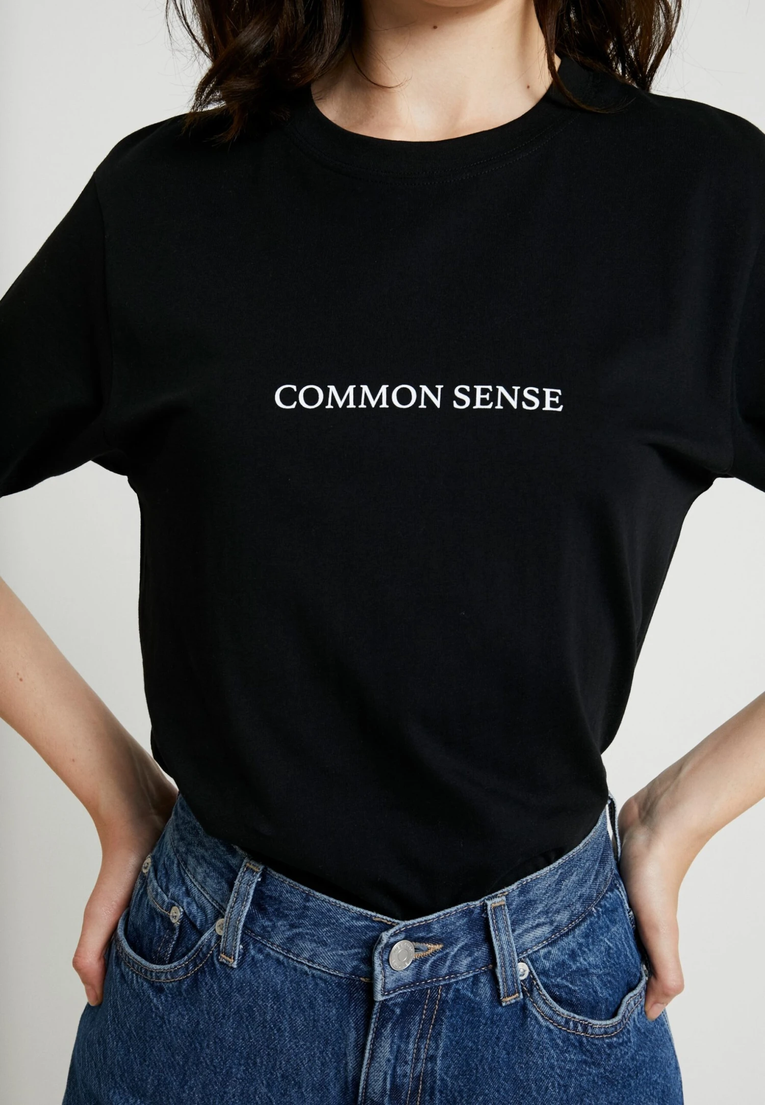 Mister Tee Ladies Common Sense TeeT-Shirt Con StampaBlack Donna T-shirt E Top MEJ21D023-Q11 5 Mister Tee Ladies Common Sense TeeT-Shirt Con StampaBlack Donna T-shirt E Top MEJ21D023-Q11 - immagine 5
