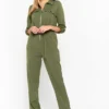 LOLALIZA BoilerTuta JumpsuitKhaki Donna Tute Jumpsuit L4U21T01E-N11