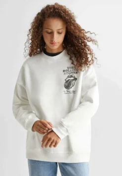 Mango Kids RollingsFelpaOff White Donna Felpe AY521J00I-A11