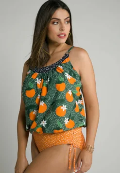 Ulla Popken Bikini Pezzo Sotto - Orange