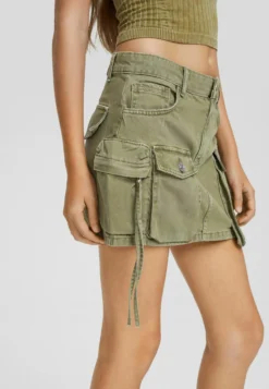 BERSHKA Multi Pocket Twill- Gonna Di Jeans - Khaki -ESPRIT Vendite 274d68558ace400d89d5fca8231cf4ce scaled