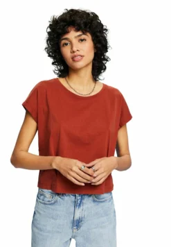Edc By Esprit T-Shirt BasicTerracotta New Donna T-shirt E Top ED121D1VK-O11 -ESPRIT Vendite 2973628fb6c74eae88d586a81b0dec4b
