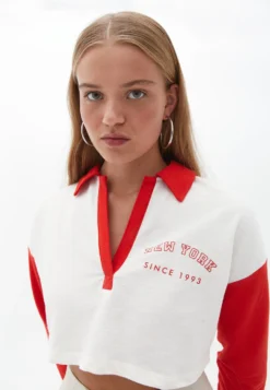 Mit Crop Schnitt - Felpa - Ice Milk -ESPRIT Vendite 2b2c7d1d69fb4471bce69be791698d22