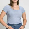 T-Shirt BasicLichtblauw Donna T-shirt E Top S2Q21D0AK-K11