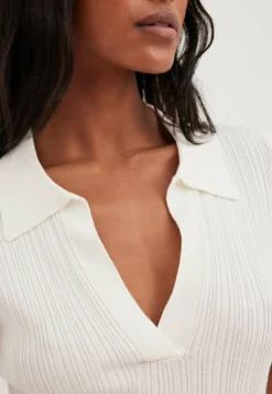 NA-KD KurzärmeligesPoloWhite Donna T-shirt E Top NAA21D1A0-A11 -ESPRIT Vendite 32ef31438fa94026982b449a78778e3d