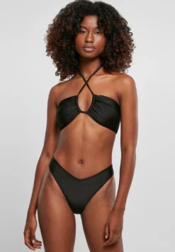 URBAN CLASSICS Recycled Hot V Set - Bikini - Black