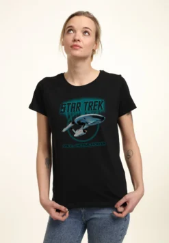 Henry Tiger Star Trek EnterpriseT-Shirt Con StampaBlack Donna T-shirt E Top H3A21D3WG-Q11