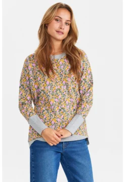 FelpaMedium Grey Melange Donna Felpe NU121J043-C11