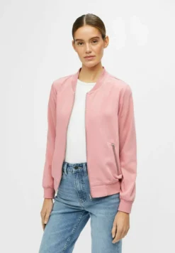 Object GlänzendeFelpa Con ZipBrandied Apricot Donna Felpe OB121U01N-H12