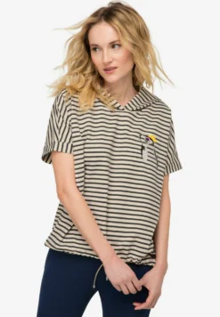 T-Shirt Con StampaDonkergrijs Donna T-shirt E Top LR921J006-C11