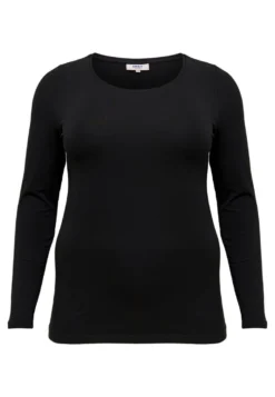 ONLY CARMAKOMA Maglietta A Manica LungaBlack Donna T-shirt E Top ONA21D01K-Q11