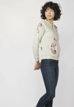 Koroshi Felpa Con ZipGris Donna Felpe KOL21J00F-C11 -ESPRIT Vendite 45ec2b1060764c1b993a70533a1ea4ff scaled