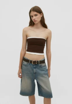 Stradivarius Bermuda Shorts Di JeansMoon Washed Donna Shorts STH21S08T-K11