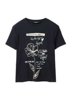 Desigual Flower MessageT-Shirt Con StampaBlack Donna T-shirt E Top DE121D11D-Q11 -ESPRIT Vendite 476121d772d242e4be05d1f363827374 scaled