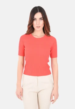 T-Shirt BasicRosso Donna T-shirt E Top CIS21I00J-G11