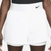 Nike Performance Court Advantage ShortPantaloncini SportiviWhite/Black Donna Shorts N1241E1OY-A11