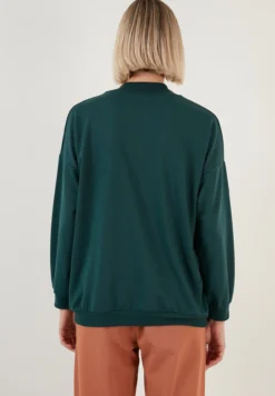 LELA Regular FitFelpaDark Green Melange Donna Felpe L6S21J00D-M13 -ESPRIT Vendite 5188ea4b79314058981479274cf9c074