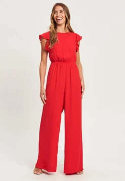 Tussah Scarlet- Tuta Jumpsuit - Red