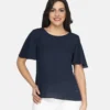 NeroGiardini T-Shirt BasicBlu Donna T-shirt E Top NET21D01F-K11
