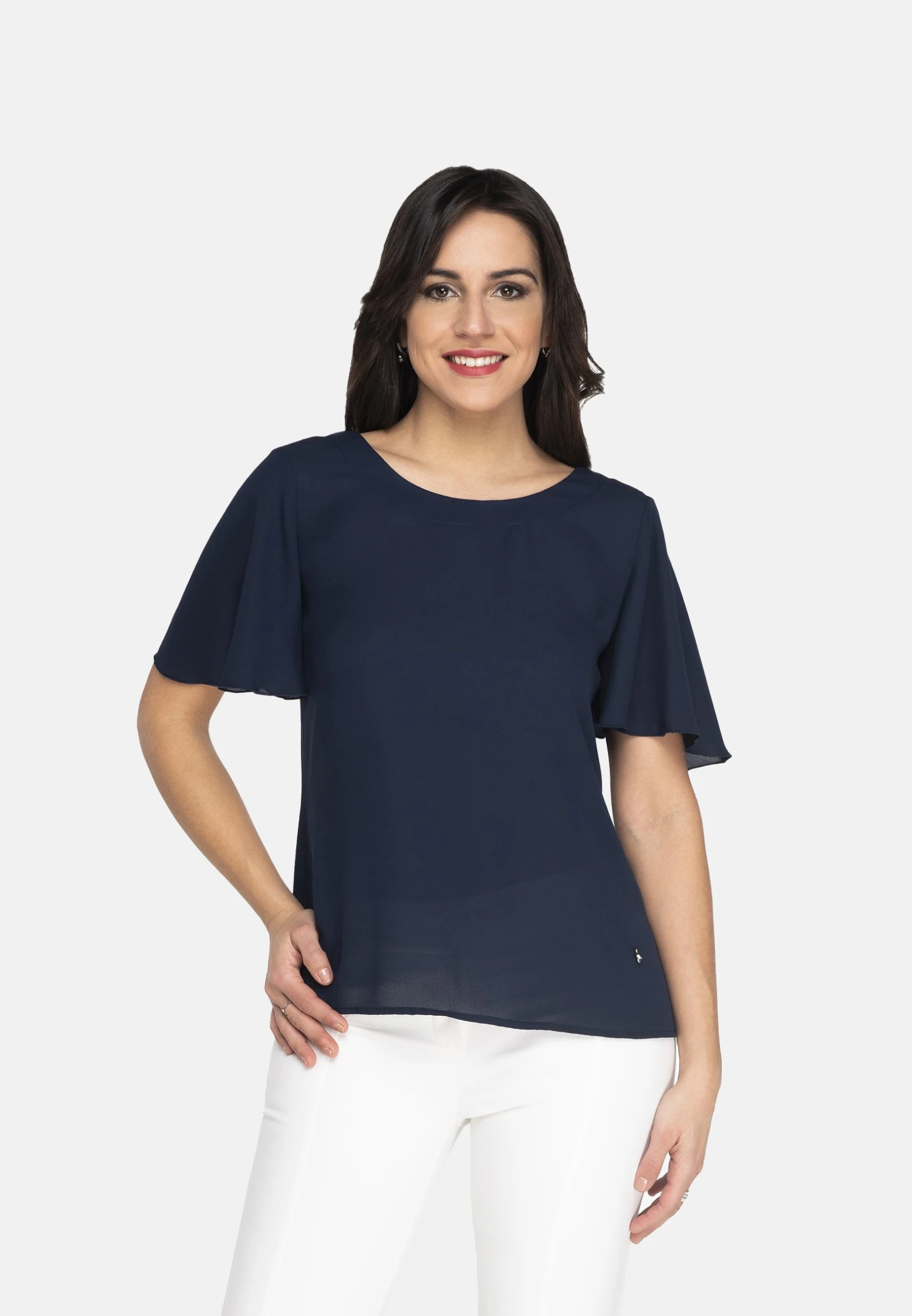 NeroGiardini T-Shirt BasicBlu Donna T-shirt E Top NET21D01F-K11 1 NeroGiardini T-Shirt BasicBlu Donna T-shirt E Top NET21D01F-K11