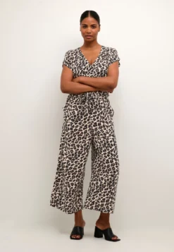 Kaffe Kamarta Tuta JumpsuitLeopard Print Donna Tute Jumpsuit KA321T02J-Q12