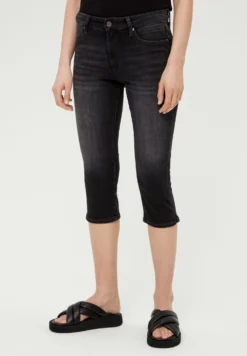 S.Oliver Ankle Mit Waschung - Shorts Di Jeans - Graphit
