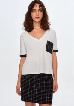 T-Shirt Con StampaWhite Donna T-shirt E Top ADK21D00I-A11