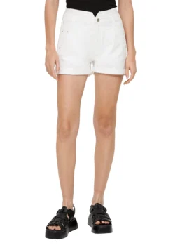 QS By S.Oliver Mit Versetzten GürtelschlaufenShorts Di JeansWeiß Donna Shorts QS121S05S-A11 -ESPRIT Vendite 631b8118444c4c29a22c03e4198b7d46