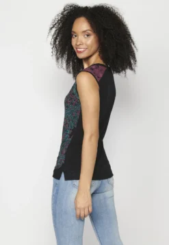 Koroshi StrapperTopBlack Donna T-shirt E Top KOL21D07I-Q11 -ESPRIT Vendite 6401f7b5eeb1437db2a17300159999ad scaled