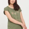 B.young Bysamia Palm TshirtT-Shirt Con StampaOlivine Donna T-shirt E Top BY221D067-M11