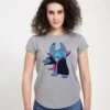 Disney Lilo & Stitch Vampire StitchT-Shirt Con StampaMelange Grey Donna T-shirt E Top H3A21DAXI-C11