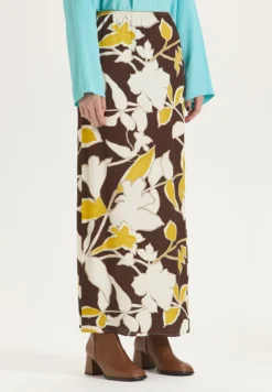 Calliope Flower- Gonna Lunga - Brown -ESPRIT Vendite 6ed8d7e8a3e944608140926e02ca91cd