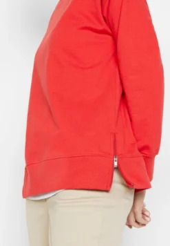 Mit Seitenschlitzen - Felpa - Red -ESPRIT Vendite 6fe1bcee23584c0eb32bfbf9043591bc