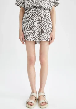 DeFacto Relax FitShortsEcru Donna Shorts DEZ21S08F-B11