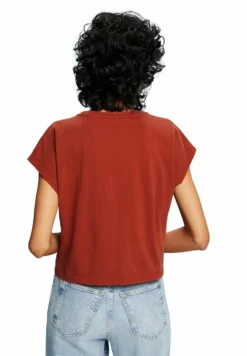 Edc By Esprit T-Shirt BasicTerracotta New Donna T-shirt E Top ED121D1VK-O11 -ESPRIT Vendite 782bbab333df4c8cbe63522a113ed7dc