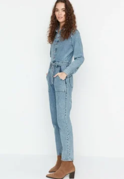 Trendyol Tuta JumpsuitBlue Donna Tute Jumpsuit TRU21T05H-K11 -ESPRIT Vendite 817444f80b6e48d99e198ee86d2a4840