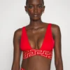 Versace TriangleBikini Pezzo SopraRed Donna Moda Mare 1VE81J00S-G11