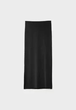 Stradivarius With Side Slit - Gonna A Tubino - Black -ESPRIT Vendite 8320092ad41041d2935ab3c8a43ac370