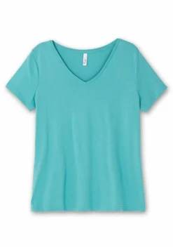 Sheego T-Shirt Basic - Aqua -ESPRIT Vendite 839abcc1570a444982673dc4e05c9aab scaled