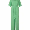 Selected Femme Slfviva Long Tuta JumpsuitAbsinthe Green Donna Tute Jumpsuit SE521T02H-M11
