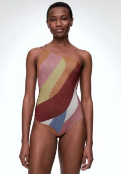 Oysho Sparkly JacquardCostume Da BagnoPink Donna Moda Mare OY181G07K-J11