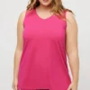 Ulla Popken TopRose Vif Magenta Donna T-shirt E Top UP121D1NH-G12