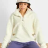 Ellesse DaynorFelpa In PileOff-White Donna Felpe EL921J0A0-A11