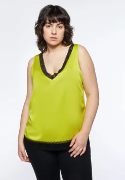 With Lace - Camicetta - Giallo