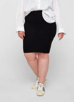 Zizzi Slim Fit Seamless Rock - Gonna A Tubino - Black